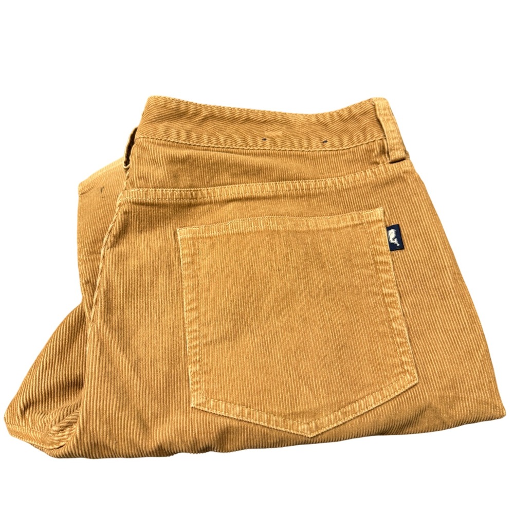 Vineyard Vines Corduroy Pants Mens 33x30 (34x29 ACTUAL) 5-Pocket Tan Preppy